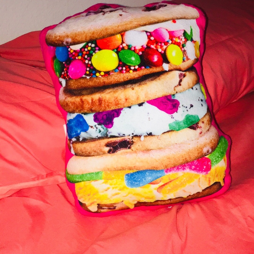 Ice cream sandwich pillow